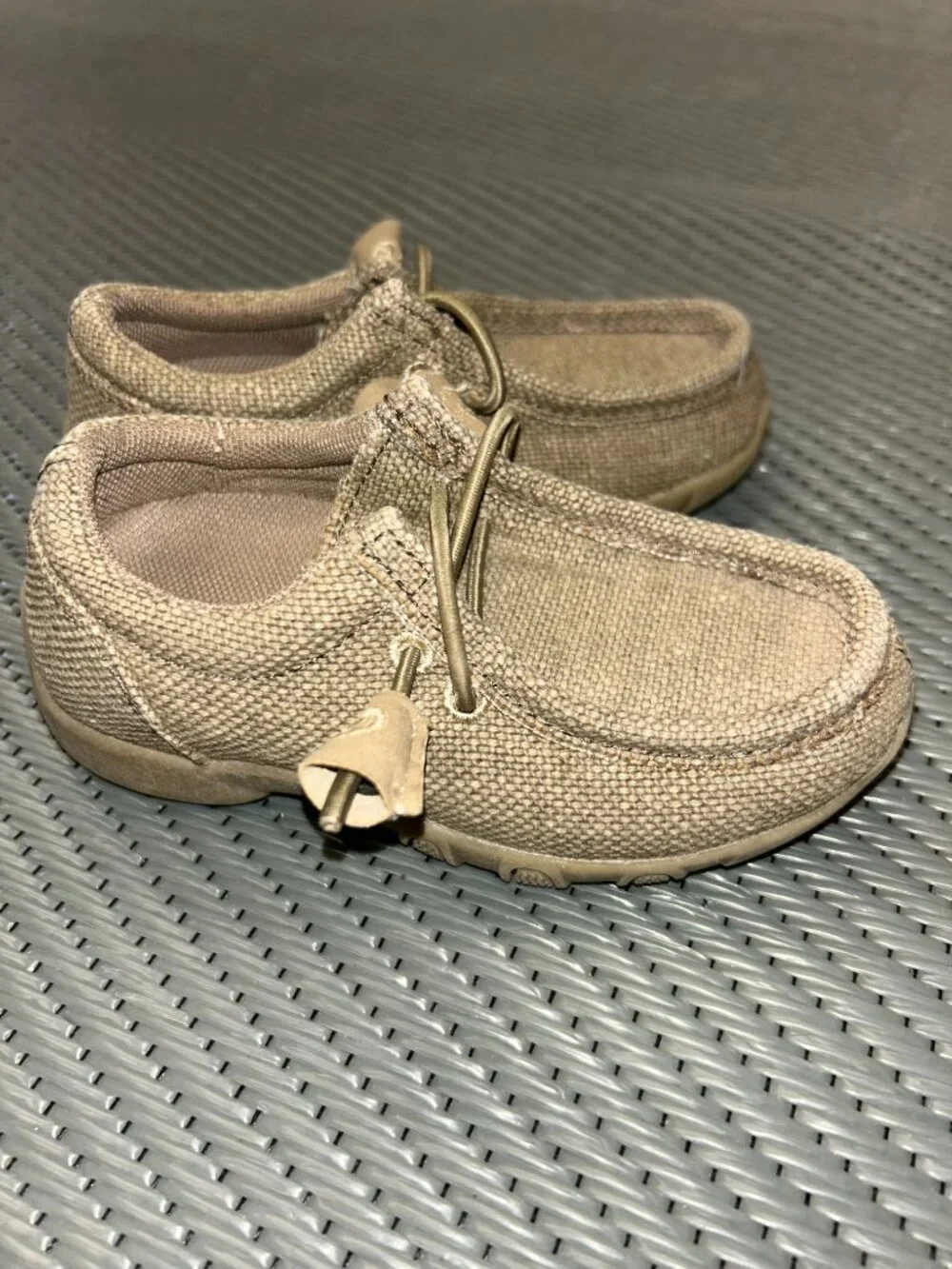 Roper Youth Kid's 9 Toddler Boy's Chillin' Driving Moccasin Casual Shoe - Tan